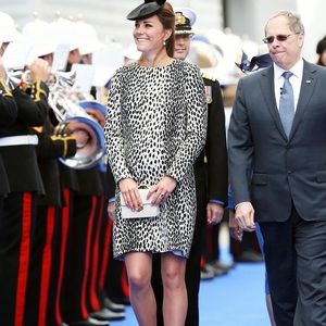 Hobbs Dalmatian Print Coat ASO Kate Middleton